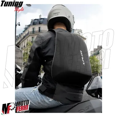MF2428 Zaino Moto Scooter Rigido X-Plor 18L Anti-urto Tasche + Porta PC 15"