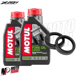 MF5017 Kit Paraoli Forcella + 2L Olio Fork Oil Motul 15W XADV 750 2017 / 2025 2