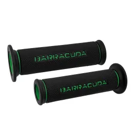 MF5023 Manopole Barracuda Racing Nero Verde Universale Moto Kawasaki Ninja Z900