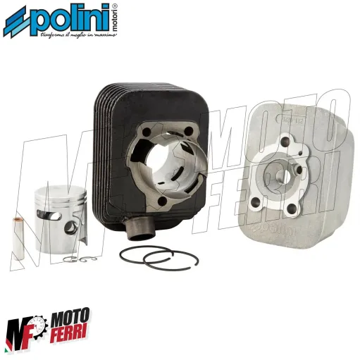 MF0302 KIT CILINDRO GRUPPO dm 46 POLINI GHISA 75 SPINOTTO 10 PIAGGIO CIAO SI MIX