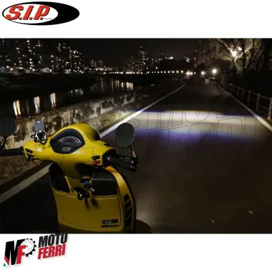 MF5026 Faro Anteriore SIP Black Led Vespa GTS Super 125 250 300 mod 2003 / 2018