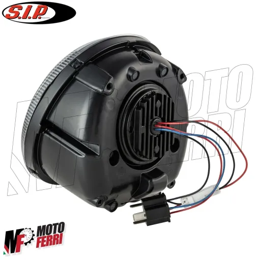 MF5026 Faro Anteriore SIP Black Led Vespa GTS Super 125 250 300 mod 2003 / 2018