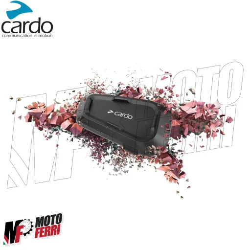 Interfono Bluetooth Cardo Spirit Impermeabile 400m per Casco Moto Scooter