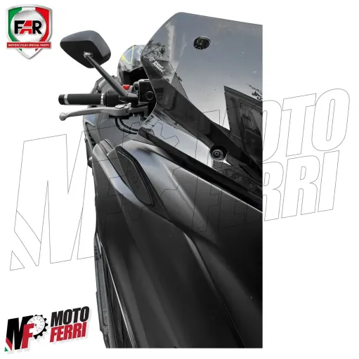 MF8857 Specchietti da Manubrio + Tappi FAR Capitan TMax 530 - 560 / 2012 - 2021