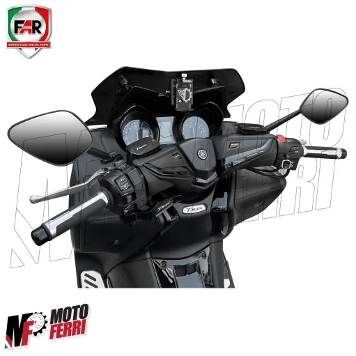 MF8857 Specchietti da Manubrio + Tappi FAR Capitan TMax 530 - 560 / 2012 - 2021