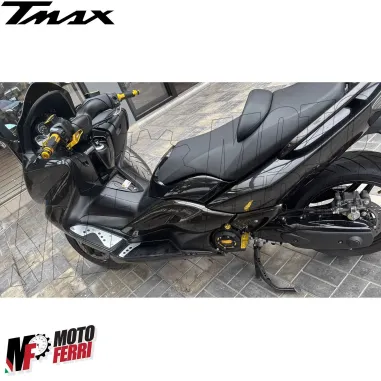 MF5040 Coperchio Carter CNC Oro per Yamaha TMax 500 530 dal 2001 al 2016