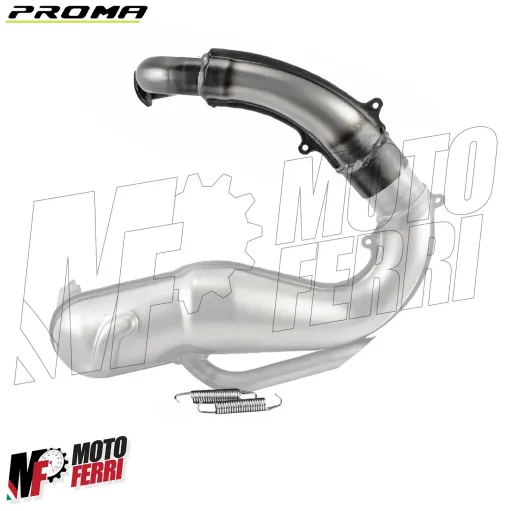 MF5044 Collettore Marmitta Proma Modifica a 130 Vespa 50 125 Corsa Lunga