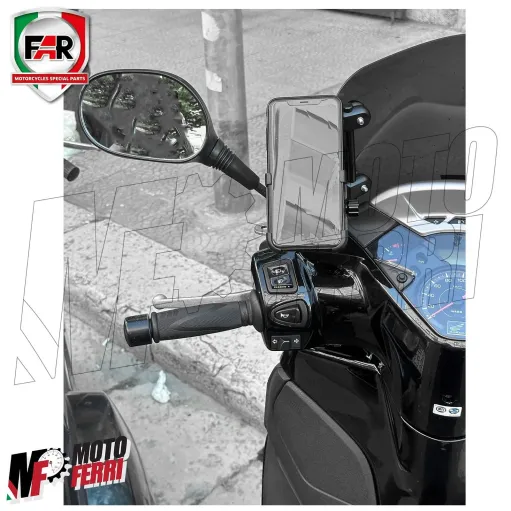 MF4974 Supporto Porta Smartphone Telefono FAR per Honda SH 125 150 300 350