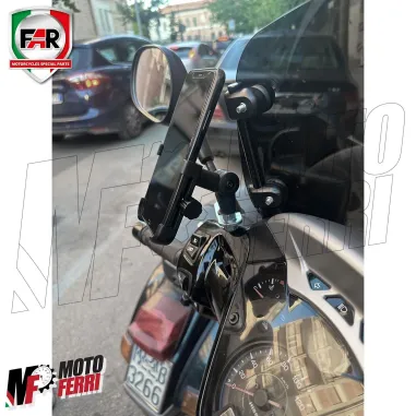 MF4974 Supporto Porta Smartphone Telefono FAR per Honda SH 125 150 300 350