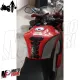 MF1620 Adesivo Protezione Paraserbatoio Nero logo Aprilia Grigio 19 x 13 Cm