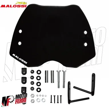 MF5053 Cupolino Spoiler Nero Fume' Sport Malossi Honda SH 350 I da 2021 a 2025