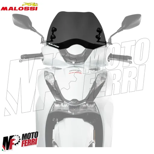 MF5053 Cupolino Spoiler Nero Fume' Sport Malossi Honda SH 350 I da 2021 a 2025