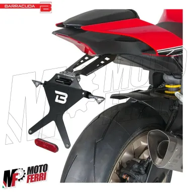 MF5061 Portatarga Barracuda Sportivo Regolabile per Yamaha YZF R1 mod 2015/2024