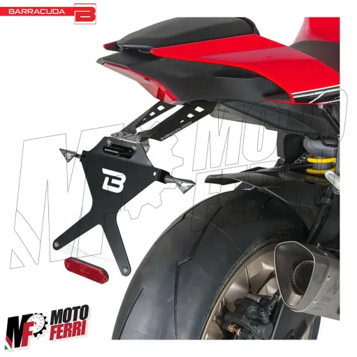 MF5061 Portatarga Barracuda Sportivo Regolabile per Yamaha YZF R1 mod 2015/2024