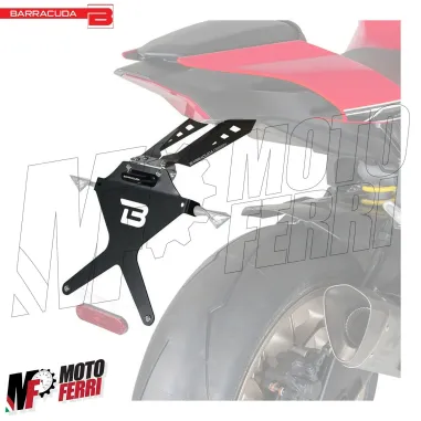 MF5061 Portatarga Barracuda Sportivo Regolabile per Yamaha YZF R1 mod 2015/2024