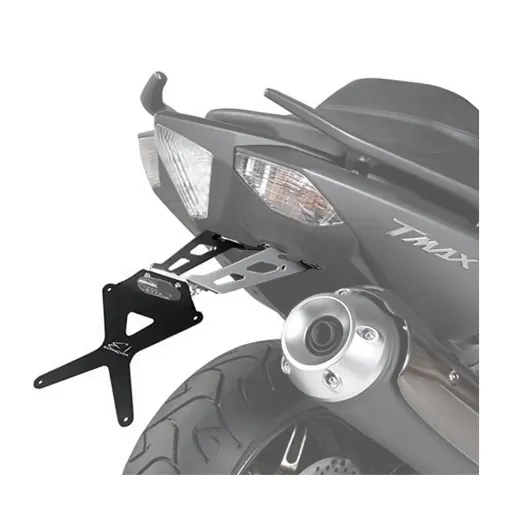 MF1367 Portatarga Sportivo Regolabile Barracuda per Yamaha TMax 530 2012 / 2016