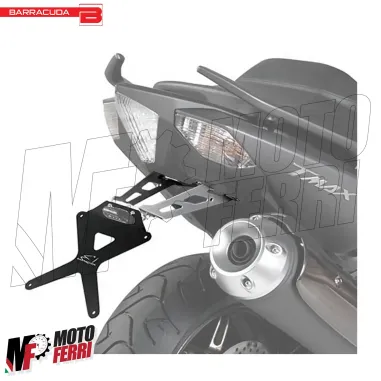 MF1367 Portatarga Sportivo Regolabile Barracuda per Yamaha TMax 530 2012 / 2016