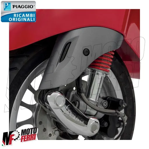 MF5064 Coperchio Forcella Ammortizzatore Grigio Opaco per Vespa Primavera Sprint