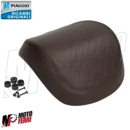 MF5069 Cuscino in Pelle Marrone Bauletto 32Lt Originale Vespa Primavera Sprint 2