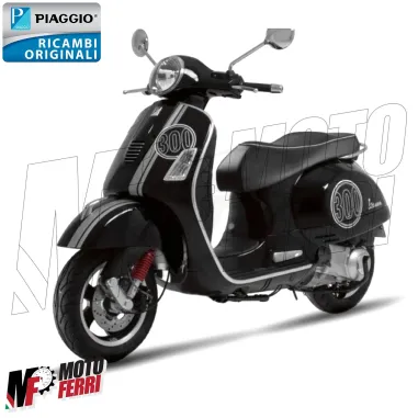 MF5071 - Kit Adesivi Grafica Grigio Nero Originale Vespa GTS 300 Super Sport