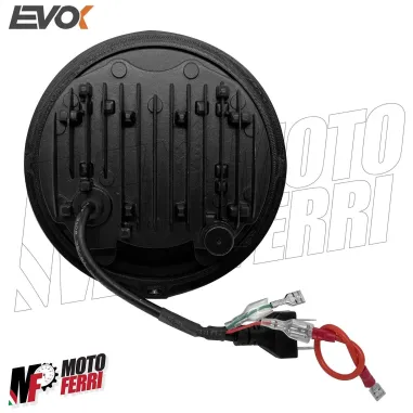 MF4840 Fanale Faro Anteriore Led Vespa PX 125 150 200 Evok 6/12V 7000 Lumen