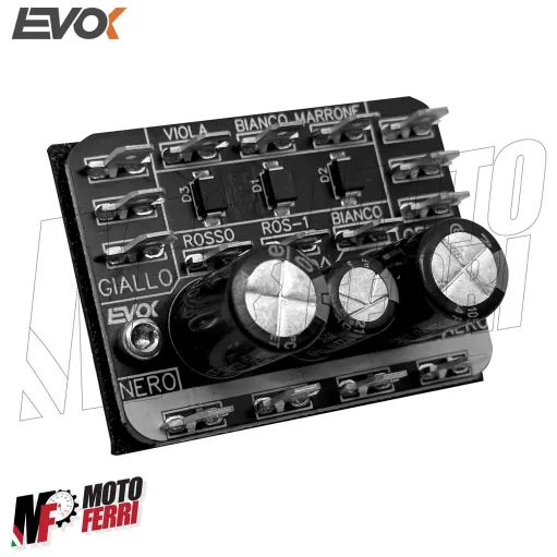 MF4840 Fanale Faro Anteriore Led Vespa PX 125 150 200 Evok 6/12V 7000 Lumen