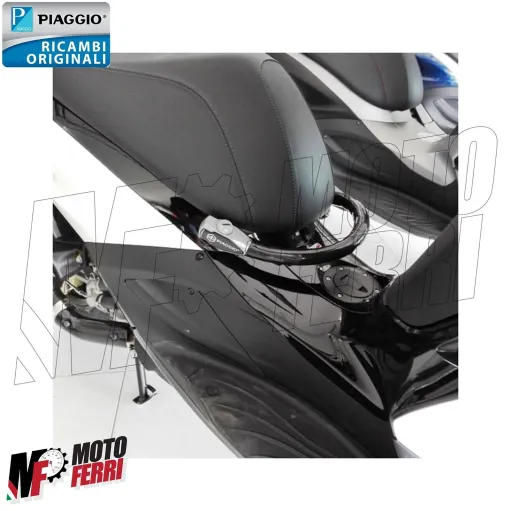 MF5075 Catena Antifurto Blocca Sella Manubrio Piaggio Beverly 125 300 350