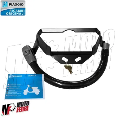 MF5076 Catena Antifurto Blocca Sella Manubrio Piaggio Liberty 125 150 3V 13/15