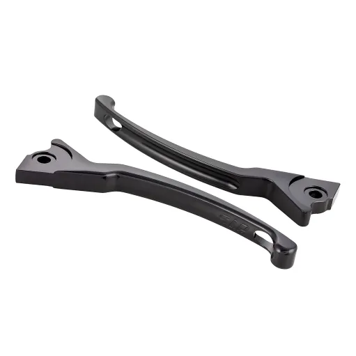 MF0332 - Coppia Leve Freno Nere CNC SIP Vespa 125 200 250 300 GT GTS 2003/2022