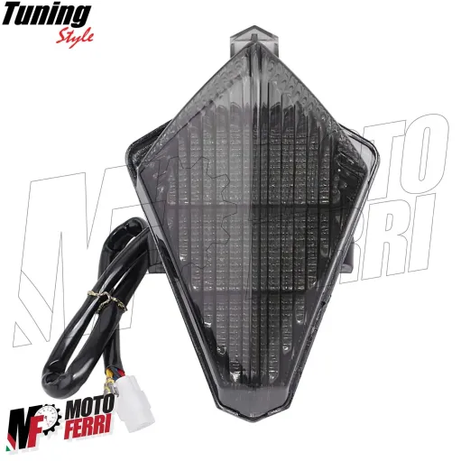 MF1469 Stop Faro Fanale Posteriore Led Fume con Frecce Yamaha 530 TMax 2012/2016