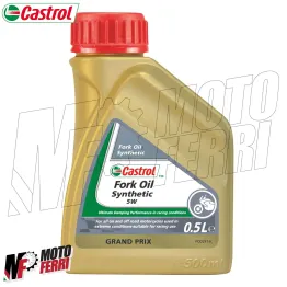 MF1754 - 0,5Lt Olio Forcella Castrol Fork Oil 5W SAE 5 100% Sintetico 500ml 2