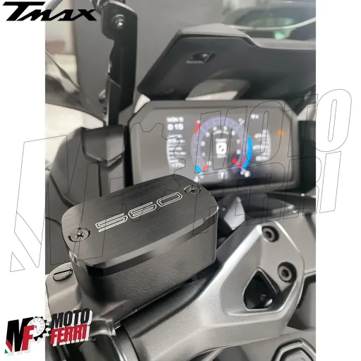 MF4331 - Coperchi CNC Vaschetta Pompa Freno per Yamaha TMax 560 mod 2020 / 2024
