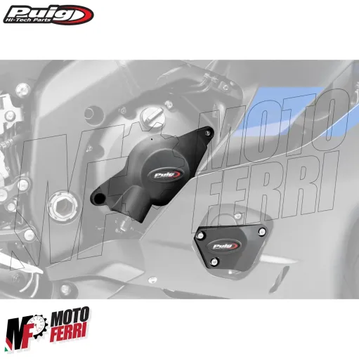 MF5086 Protezione Cover Carter Motore Puig per Yamaha YZF-R6 dal 2006 al 2018