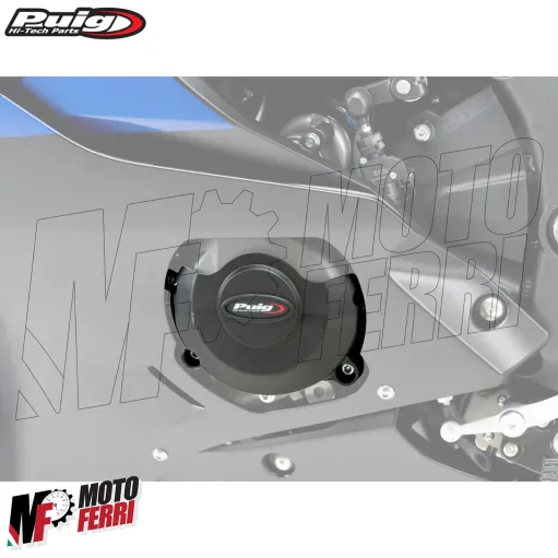 MF5086 Protezione Cover Carter Motore Puig per Yamaha YZF-R6 dal 2006 al 2018