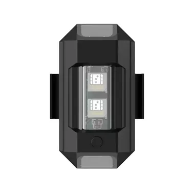 MF5088 Luce Led Lampeggiante Multicolore per Moto Bici Drone Casco Monopattino