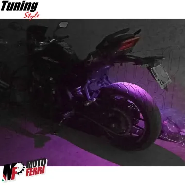 MF5088 Luce Led Lampeggiante Multicolore per Moto Bici Drone Casco Monopattino