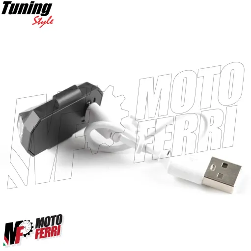 MF5088 Luce Led Lampeggiante Multicolore per Moto Bici Drone Casco Monopattino