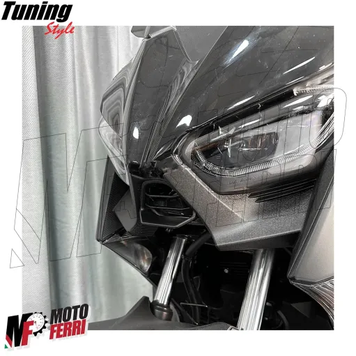 MF5090 - Griglia Spoiler Deflettore Anteriore Yamaha XMax 125 300 mod 2017/2022