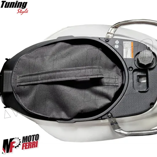 MF4772 Borsa Valigia Morbida Nera per Vano Sottosella Universale Scooter