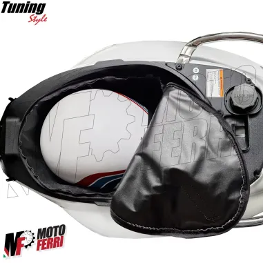 MF4772 Borsa Valigia Morbida Nera per Vano Sottosella Universale Scooter
