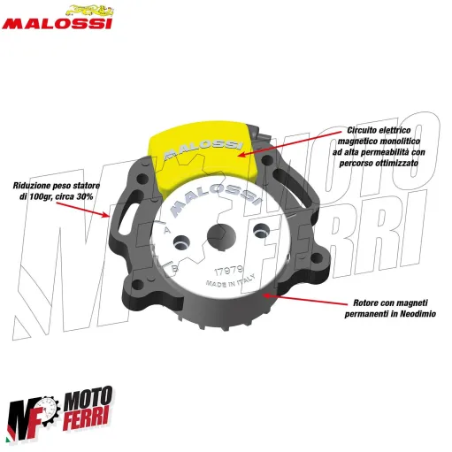 MF1528 Accensione Rotore Interno Malossi Selettra Minarelli Team 2 Aerox F12