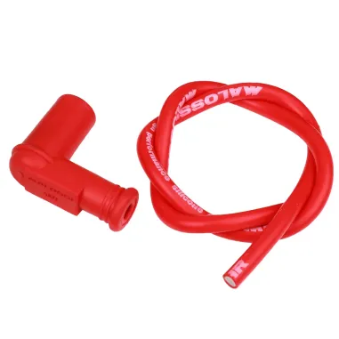 MF3676 Pipetta Cavo Candela Silicone Rosso Malossi Vespa 50 Special 125 ET3 PK