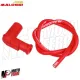 MF3676 Pipetta Cavo Candela Silicone Rosso Malossi Vespa 50 Special 125 ET3 PK