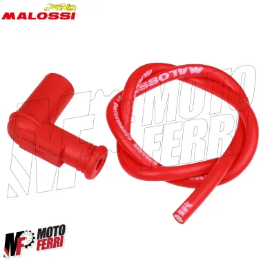 MF3676 Pipetta Cavo Candela Silicone Rosso Malossi Piaggio Ciao Si Bravo Boxer