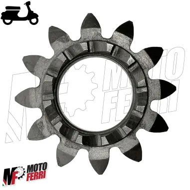 MF0982 - Ingranaggio Avviamento Z 12-12 Vespa PX 125 150 Arcobaleno Ø 20,5 MM