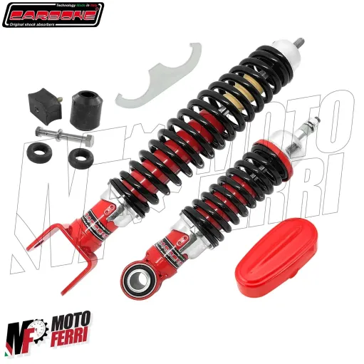 MF0825 Kit Ammortizzatore Carbone Anteriore + Post Regolabile Vespa 50 Special