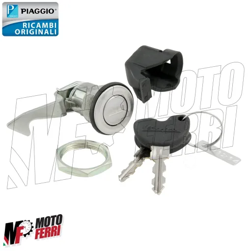 MF5111 Kit Serratura Chiavi per Bauletto Originale Piaggio Vespa GTS / Primavera
