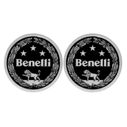 MF5113 Kit 2 Adesivo Resinato Logo Benelli Nero per TRK Leoncino BN 752S 502C