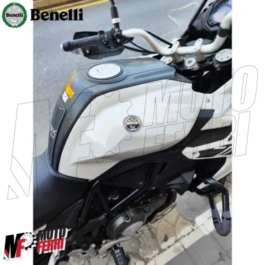 MF5113 Kit 2 Adesivo Resinato Logo Benelli Nero per TRK Leoncino BN 752S 502C