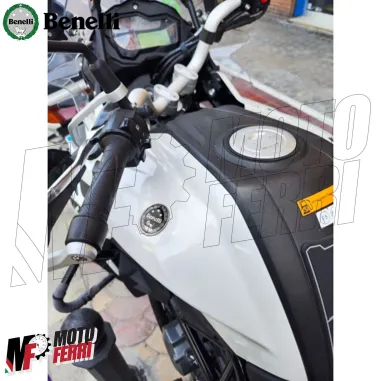 MF5113 Kit 2 Adesivo Resinato Logo Benelli Nero per TRK Leoncino BN 752S 502C